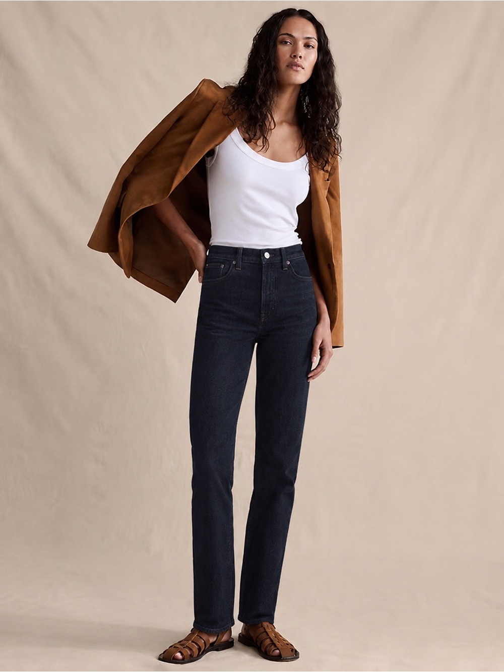 NWT! Banana Republic Rinse Dark Wash The Slim Jean - Size 27 🩷